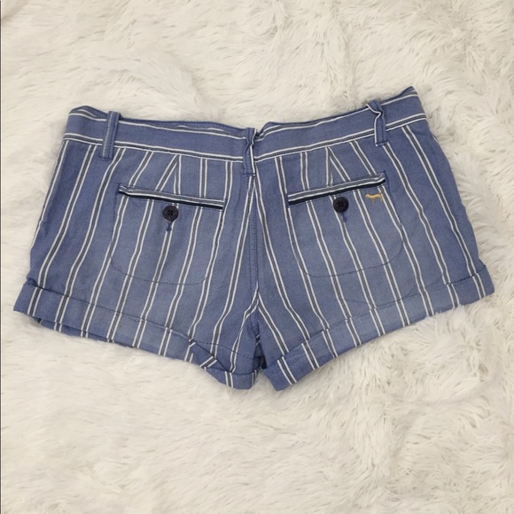 Victoria’s Secret PINK Pinstriped Jean Shorts - Picture 4 of 6
